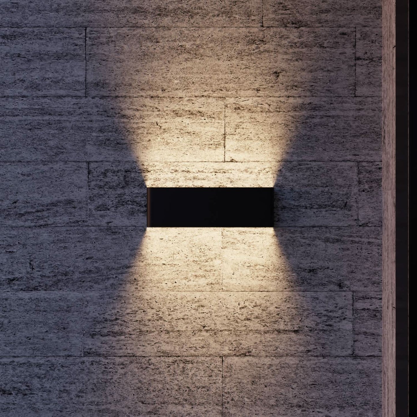 Outdoor LED Wall Light Modern Rectangle