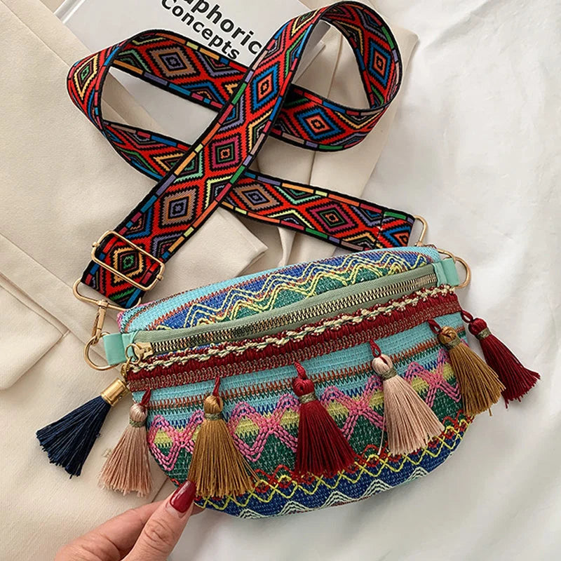 Colorful waist/shoulder bag