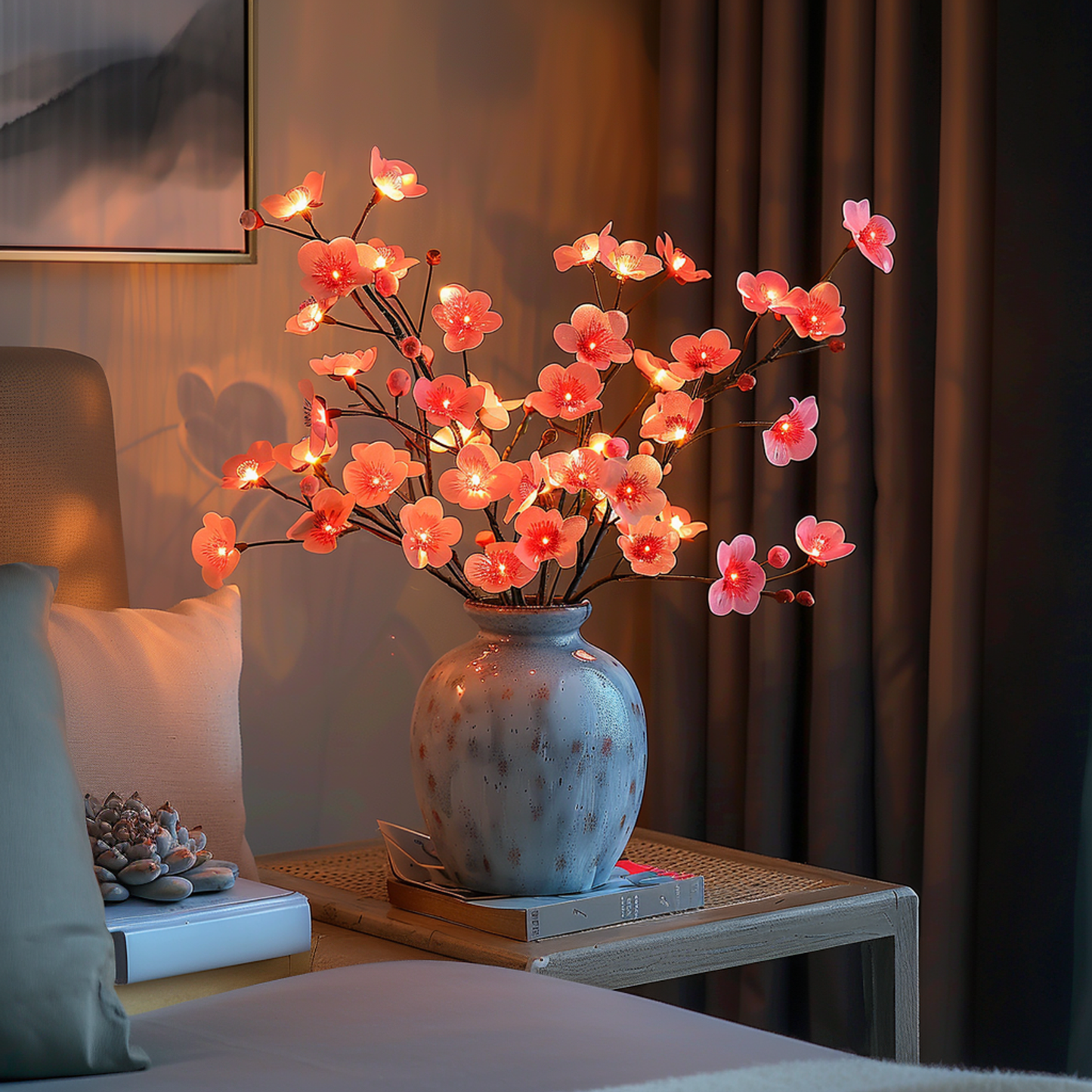 Fairy Lights Decorative Table Arrangement