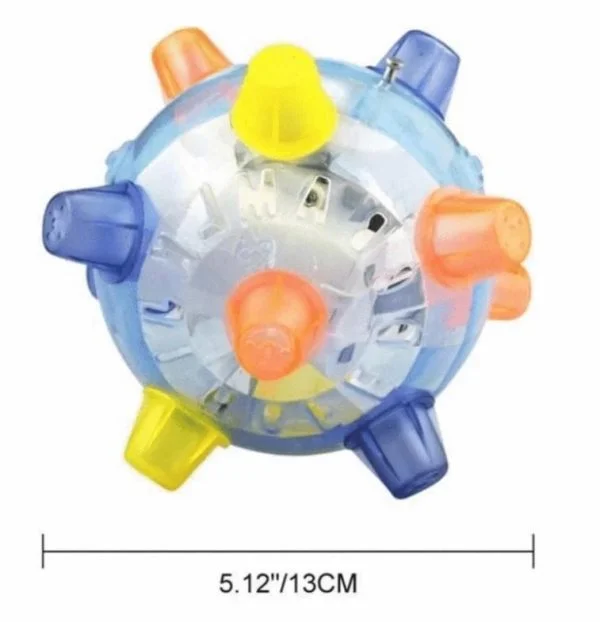 Dog Toy LED Bouncing Interactive Ball Rubber