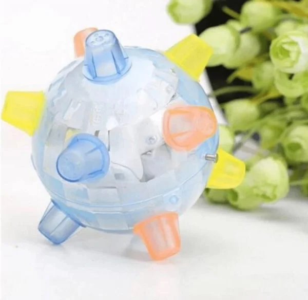 Dog Toy LED Bouncing Interactive Ball Rubber