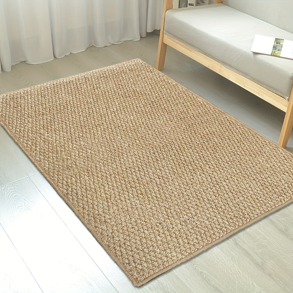 Door Mat Beige Washable Non Slip Rug