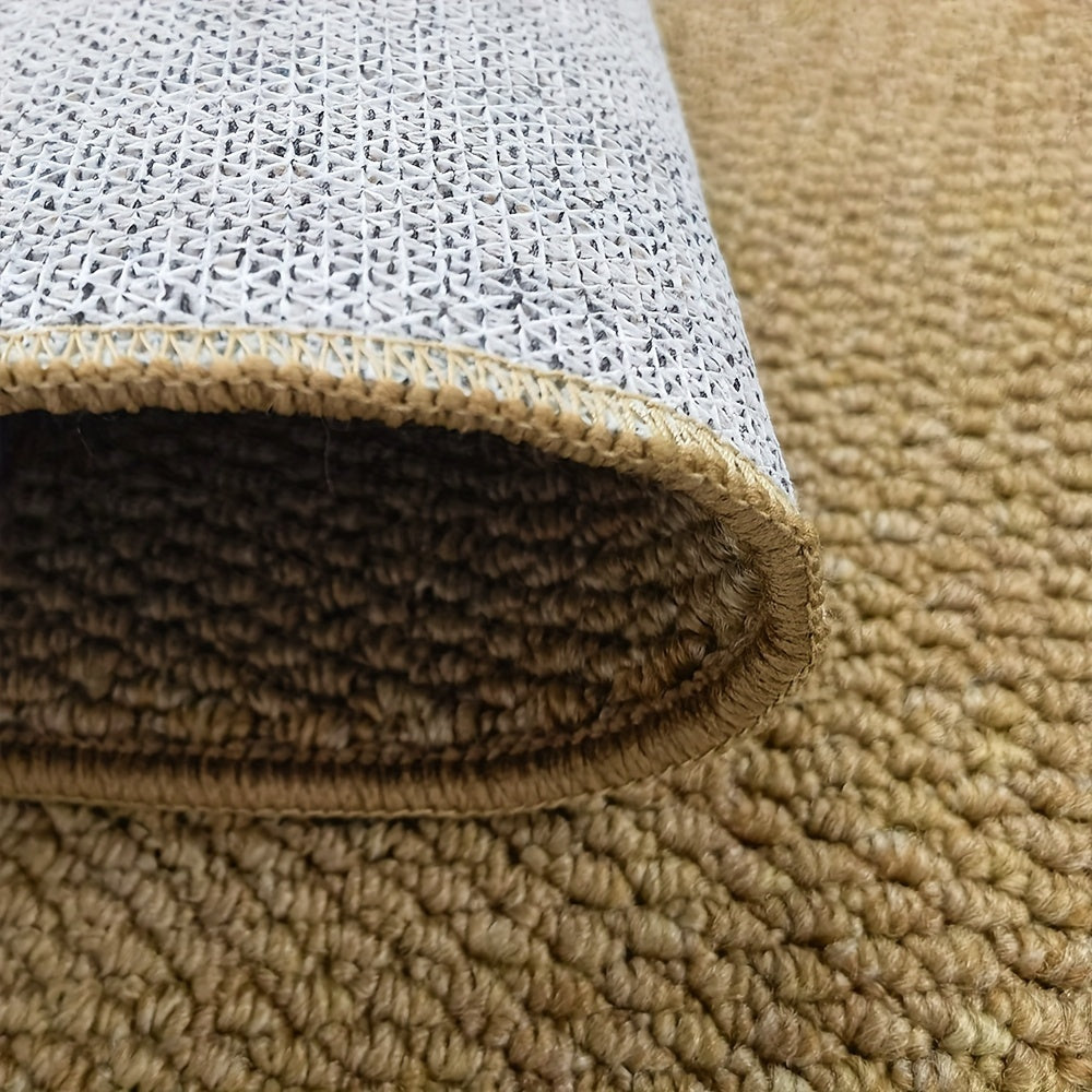 Door Mat Beige Washable Non Slip Rug