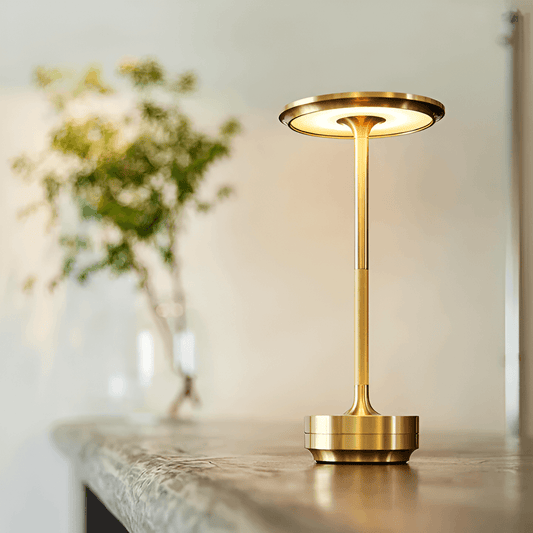 Table Lamp Rechargeable Metal Ambient Light