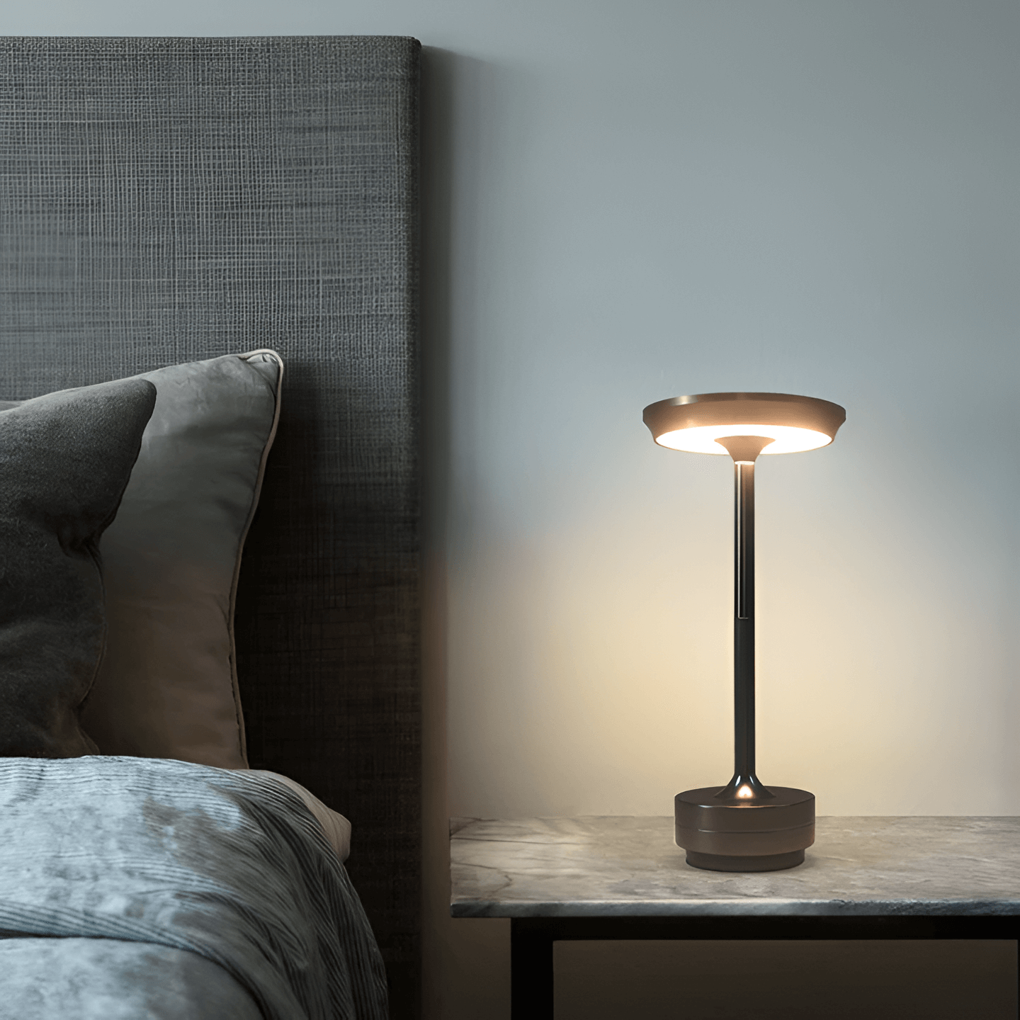 Table Lamp Rechargeable Metal Ambient Light